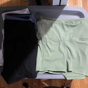 Women's Green Shorts